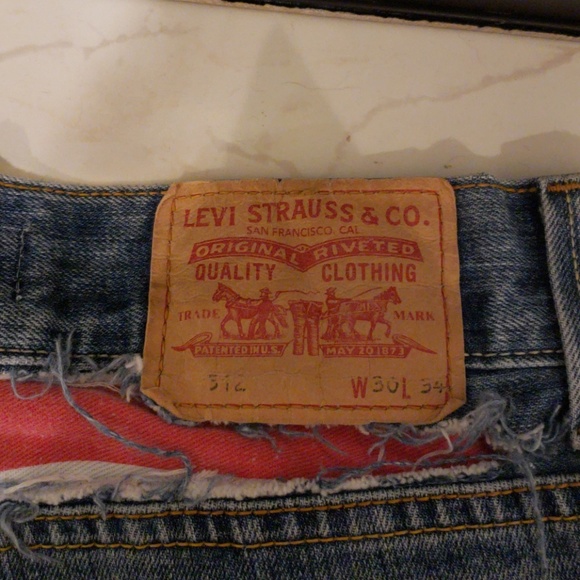 Bootcut American flag levi shorts - Picture 2 of 4